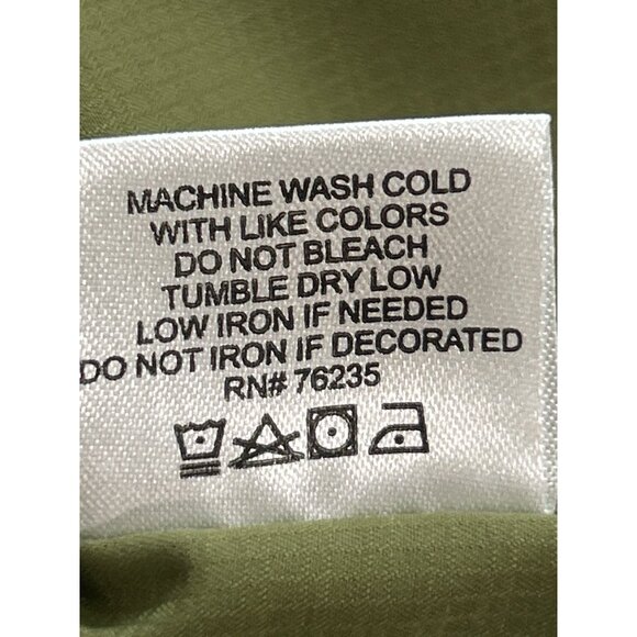 Southern Legends XL Green Button-Up Outdoor Shirt Lightweight Long Sleeve - Picture 5 of 8